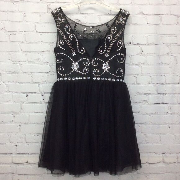 Judy and Julia Black Short Strapless Party Prom Gown/Dress - Picture 5 of 12